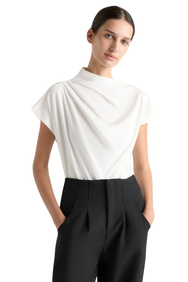 Kenny Asymmetric-Neck Tee