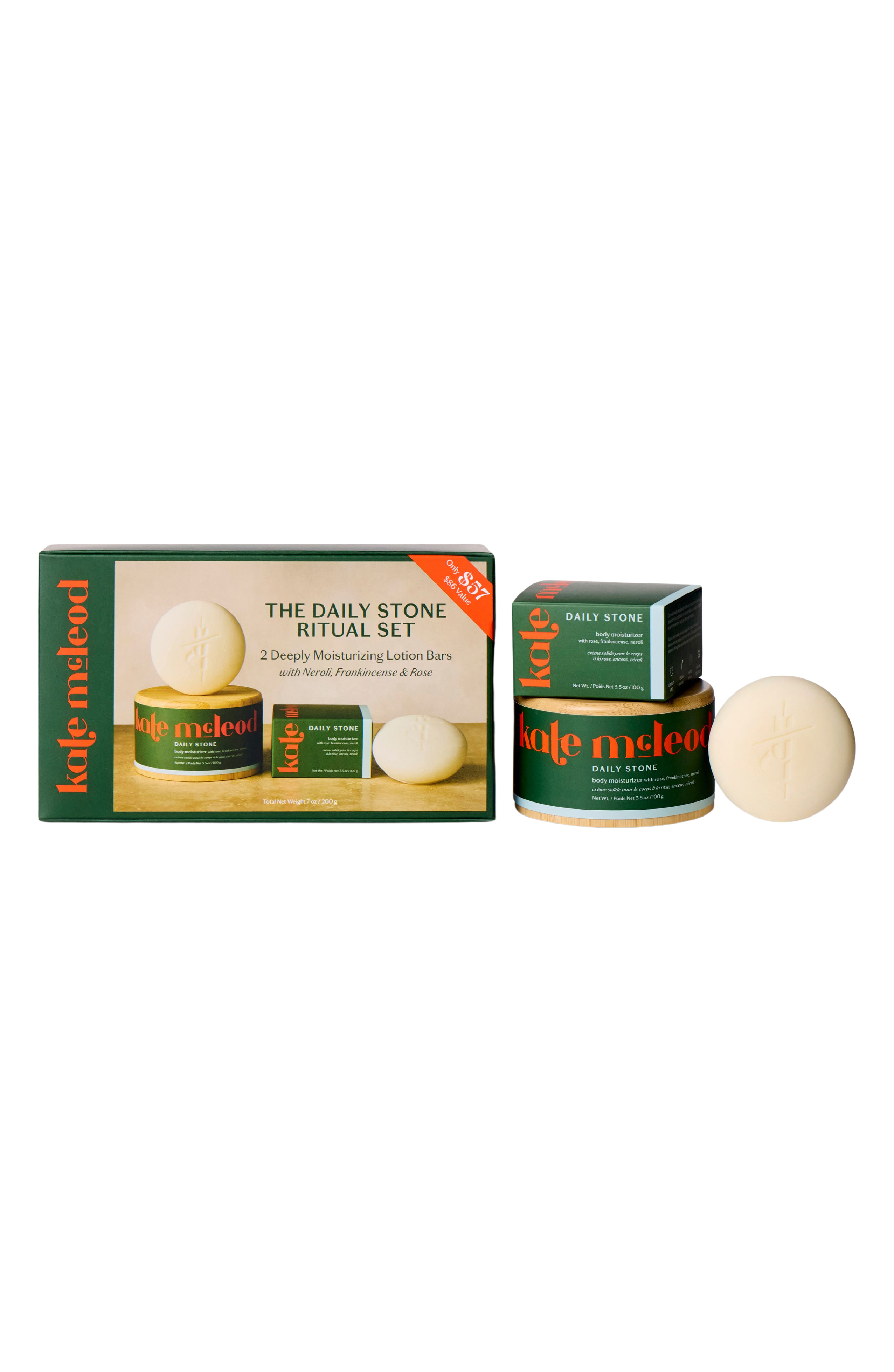 Daily Stone Ritual Set - Deeply Moisturizing Lotion Bar Duo