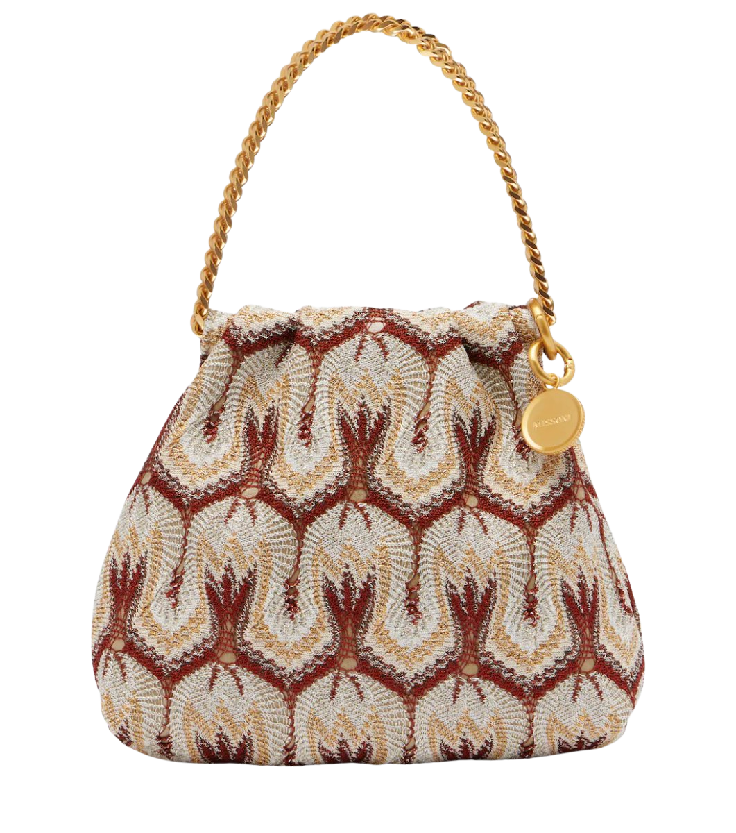 Missoni Mini lamé clutch