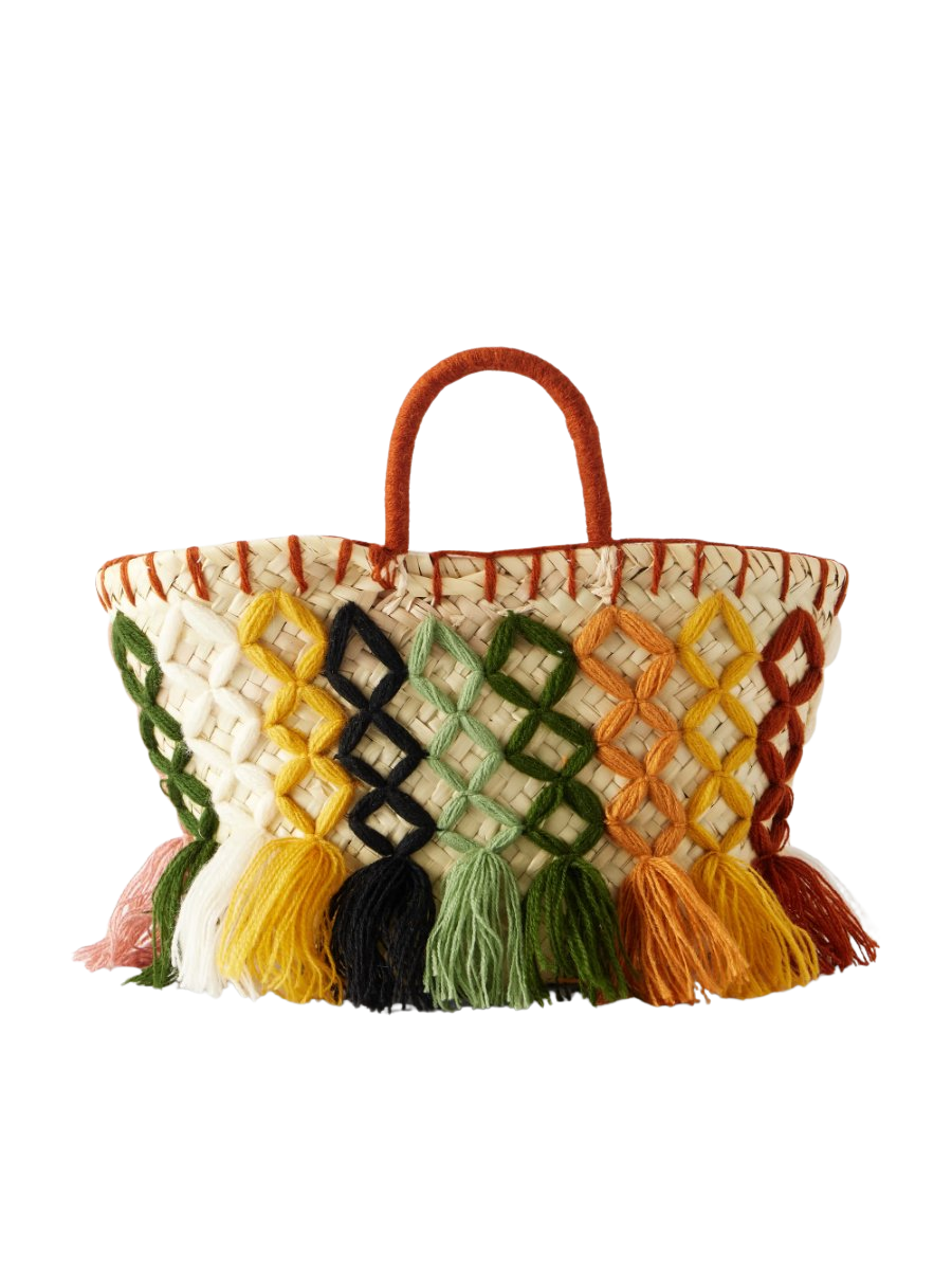 CAP D'ANTIBES Panier raffia tote