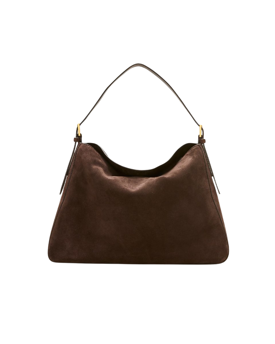 Berkeley large shoulder bag in suede