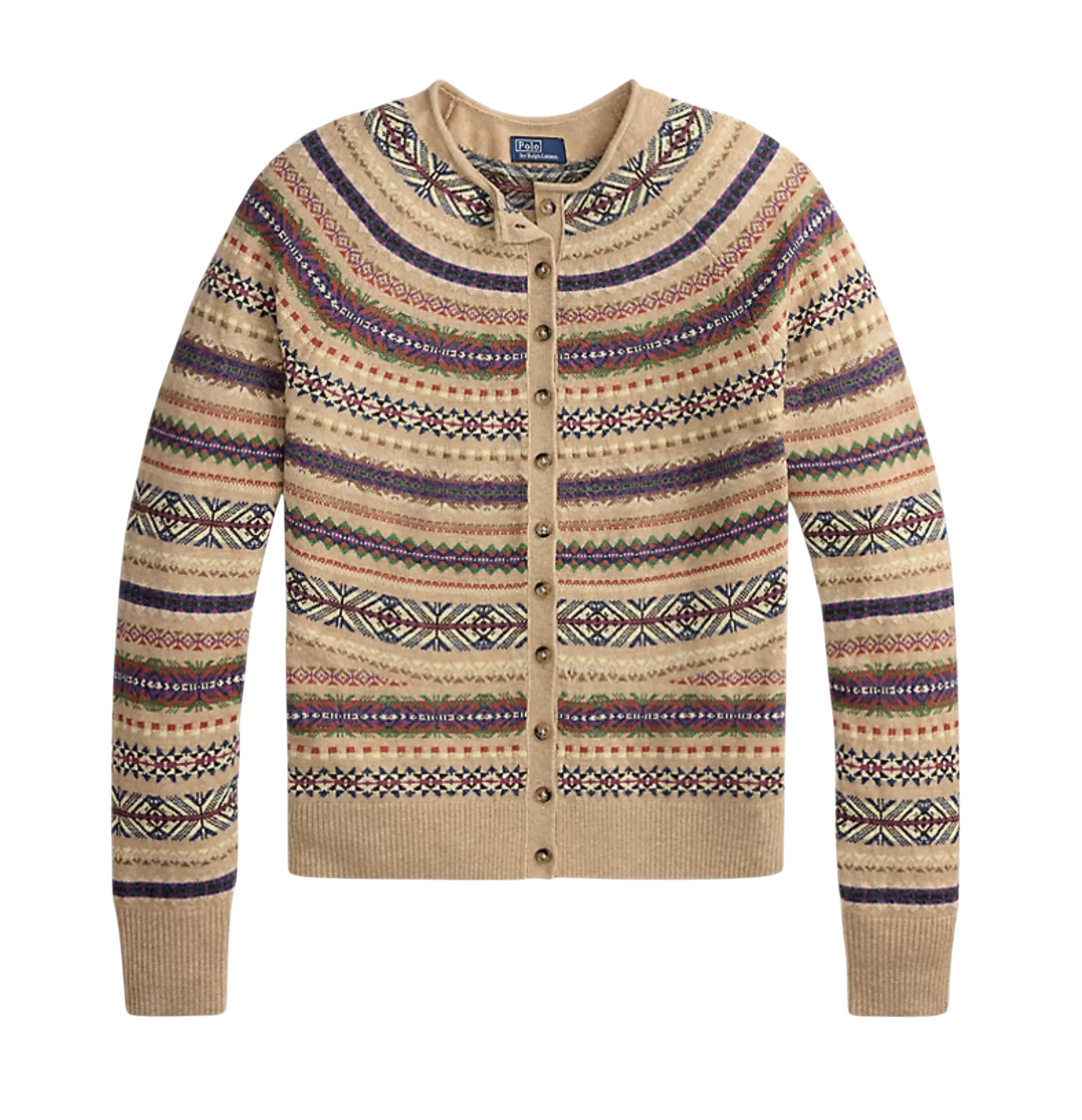 Fair Isle Wool-Blend Cardigan