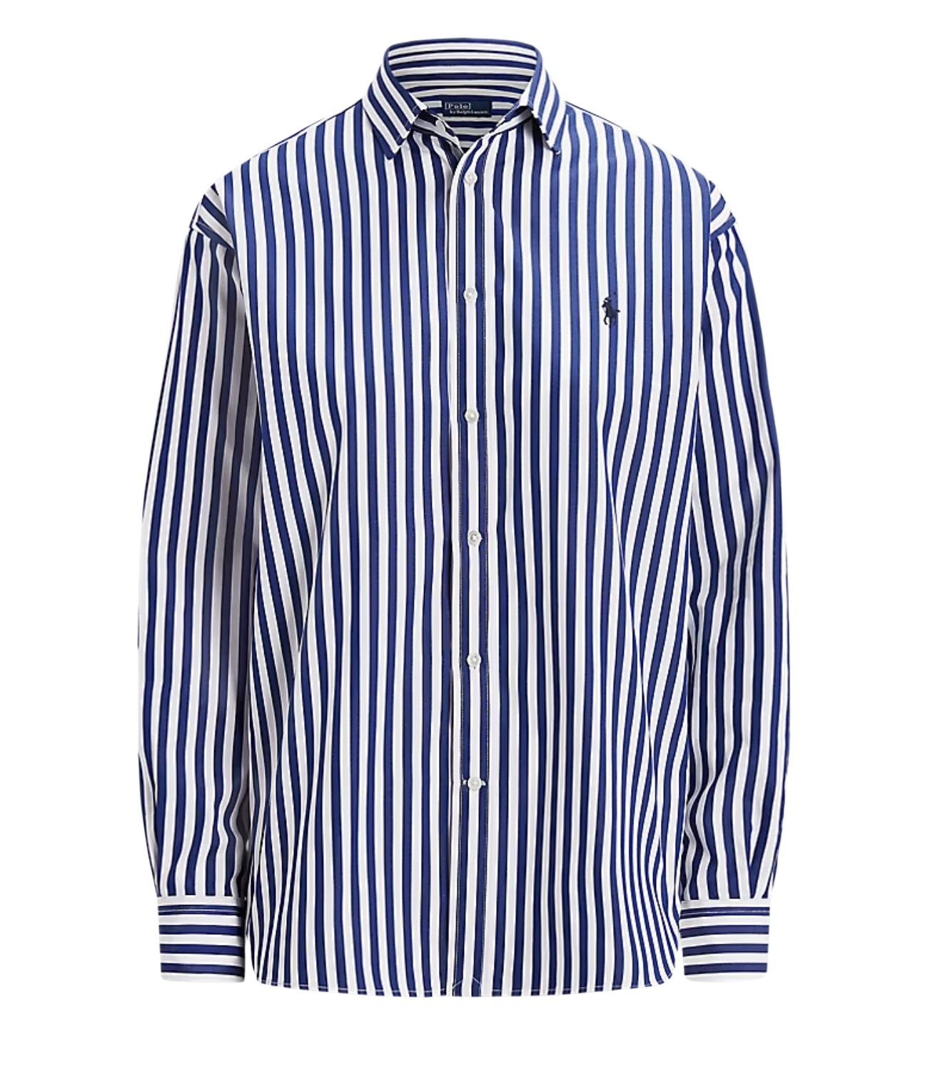 Relaxed Fit Striped Cotton Shirt