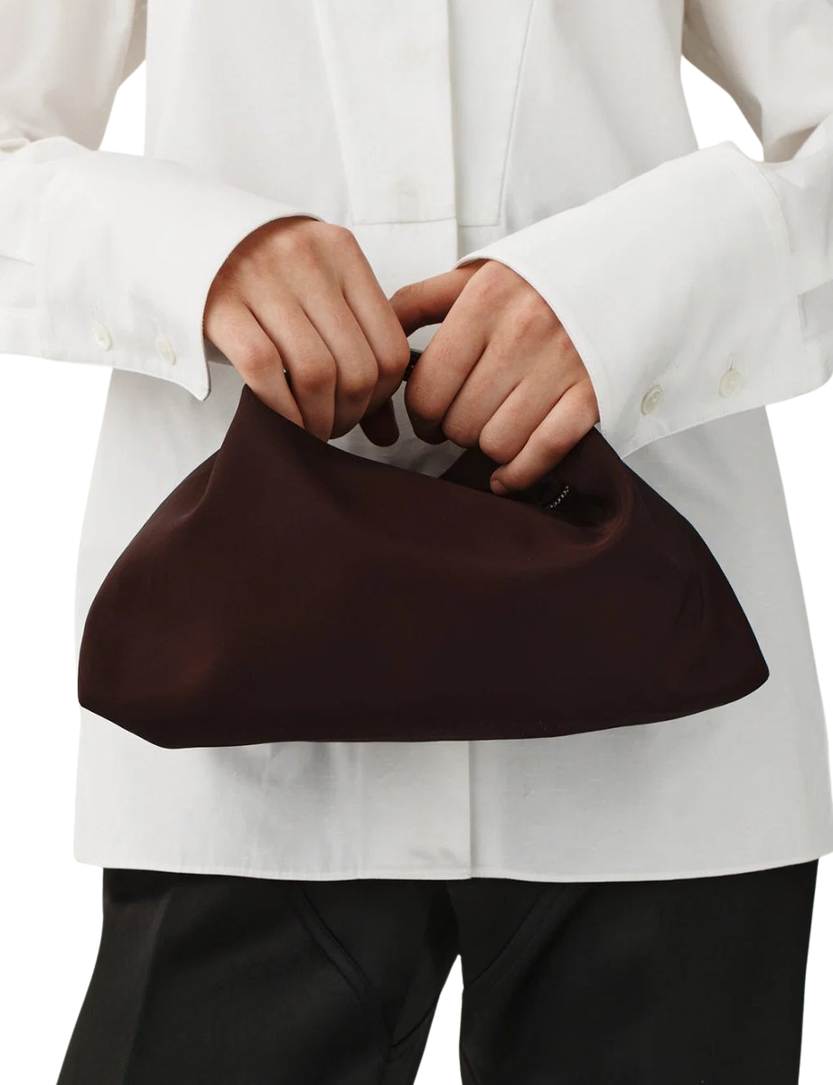 The Brea Bag in Technical Satin