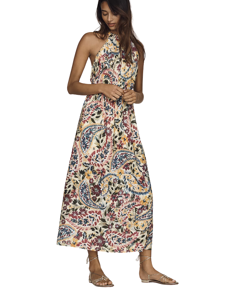 Anthropologie x Farm Rio Halter Maxi Dress