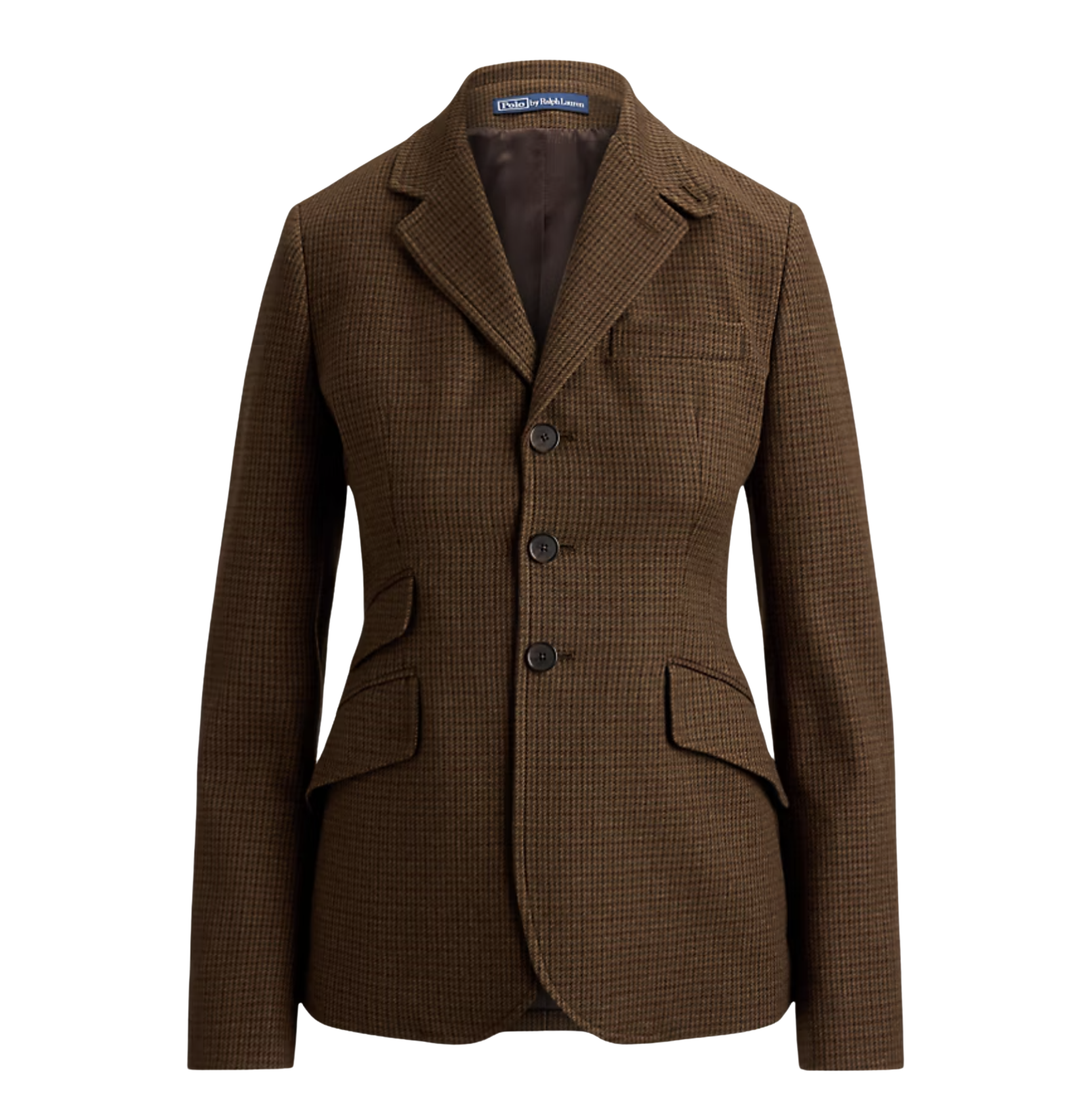 Single-Breasted Tweed Hacking Blazer