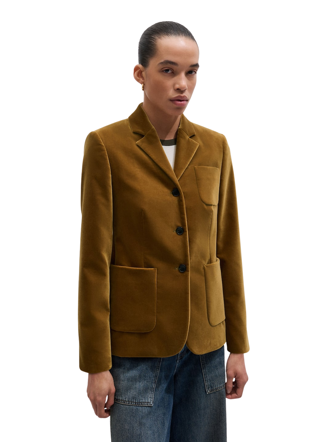 Patch Pocket Blazer Italian Velvet