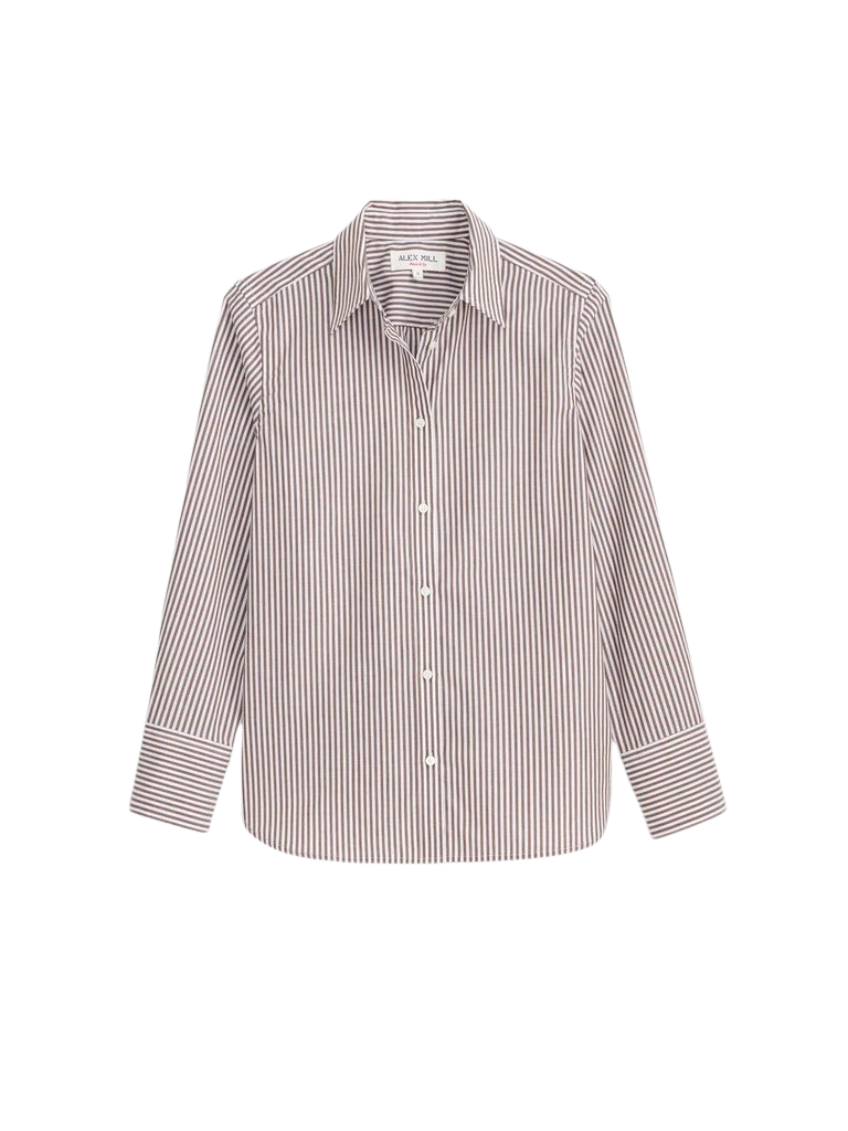 Gracie Striped Shirt in Poplin