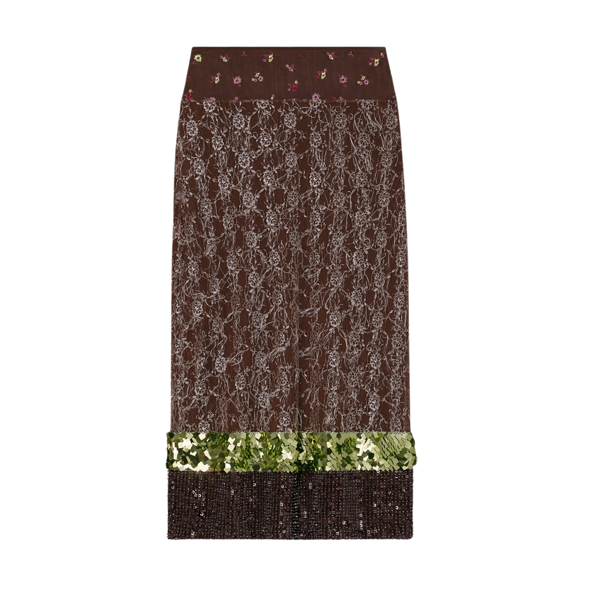 EMBELLISHED LACE SKIRT