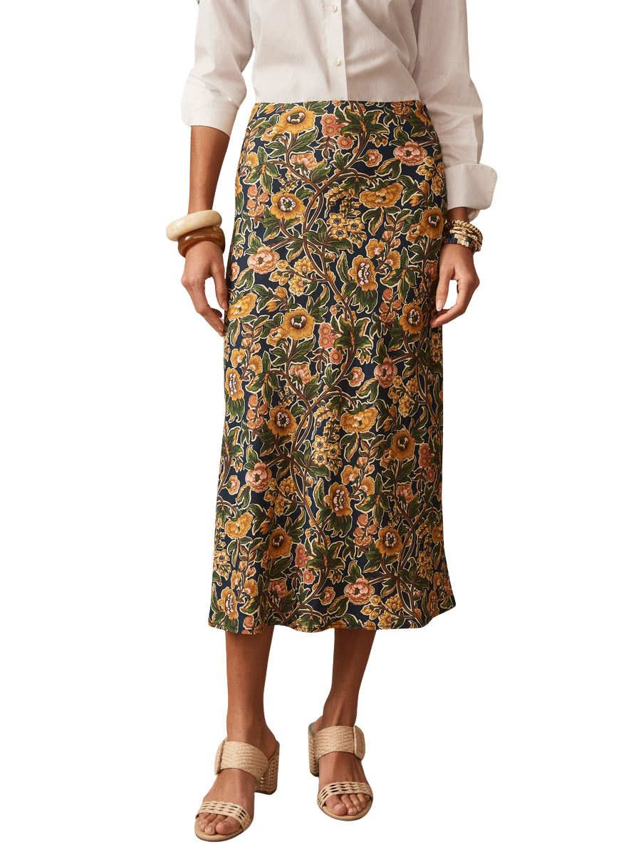 Adelyn Skirt in Bucolic Blooms Bias