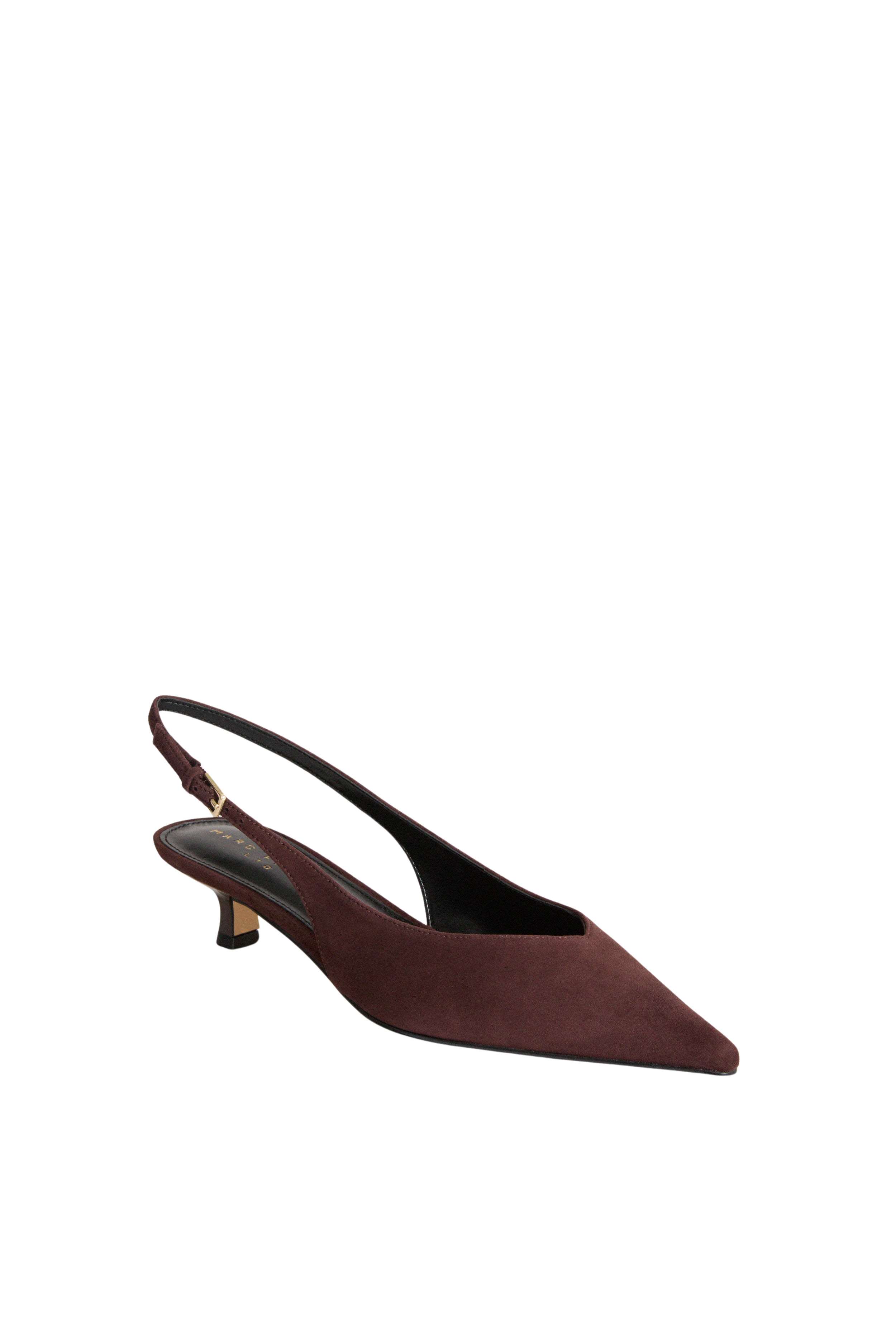 Dark Brown Luciey Sling Back Heels