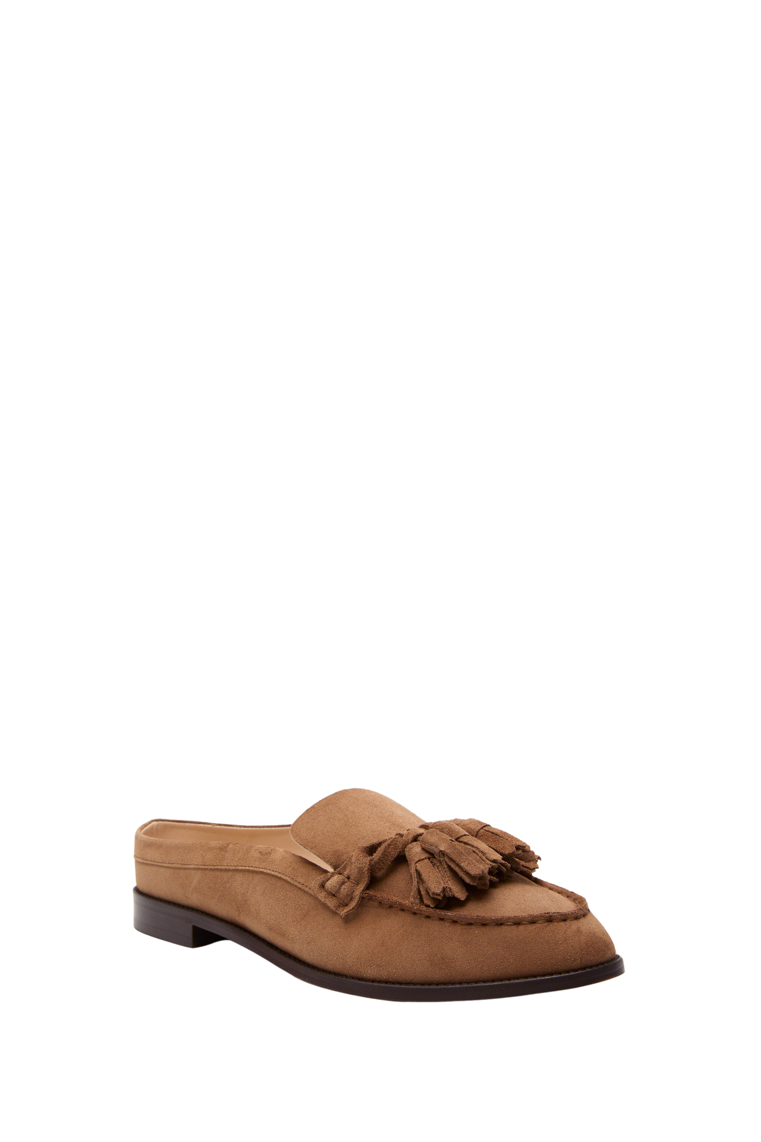 Camel Suede Mara Loafers