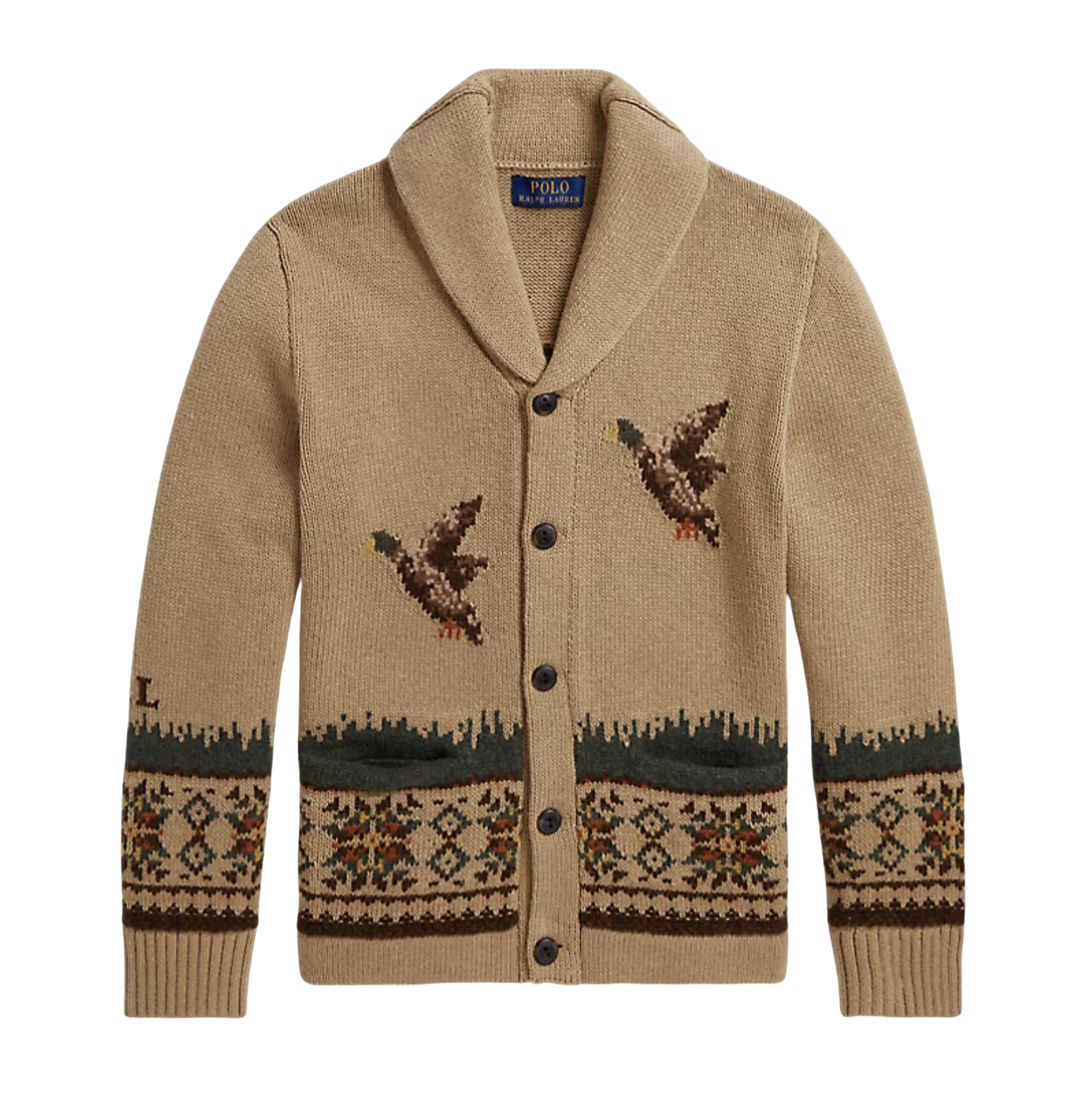 Cotton-Wool Shawl Cardigan