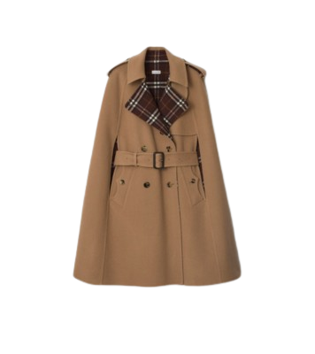 Wool Belmont Trench Cape