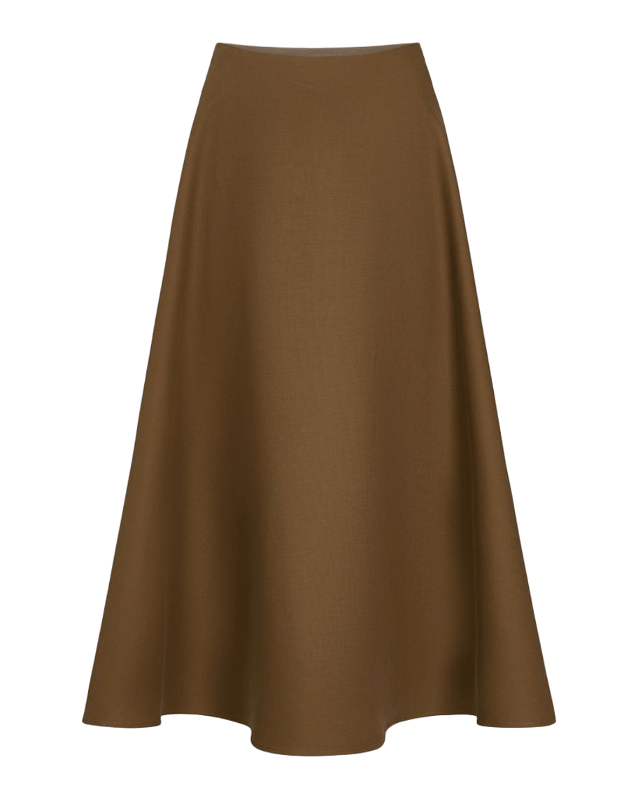 Full Sweep Circle Midi Skirt