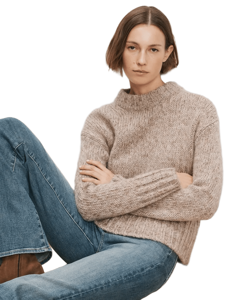 Andi Mock-Neck Sweater