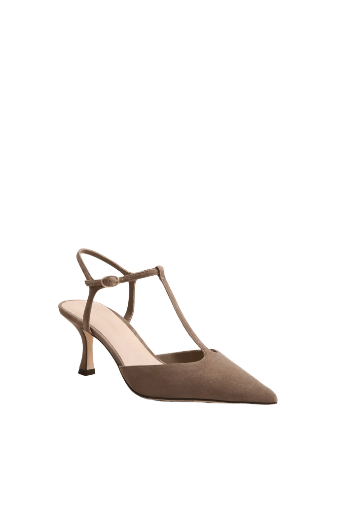 Fossil Suede Margot Heels