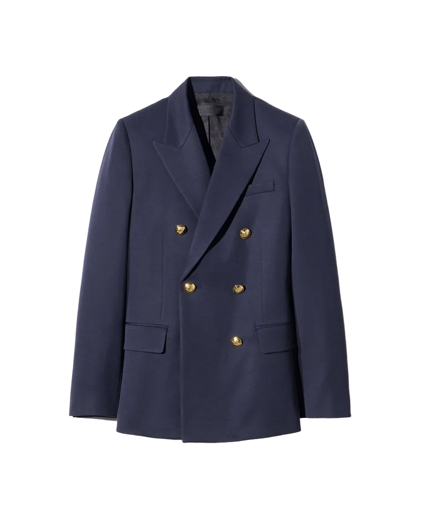 BRUNI DOUBLE BREASTED WOOL BLAZER