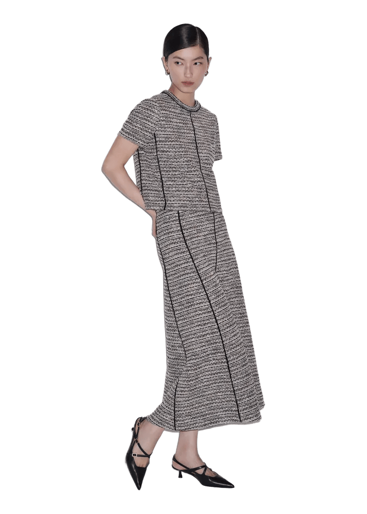 A-Line Midi Skirt Co-ord