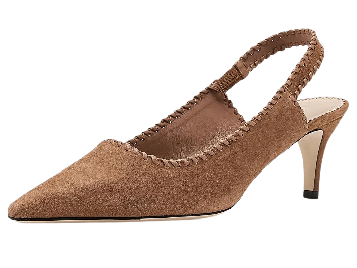 Sylvie Suede Slingback Pumps