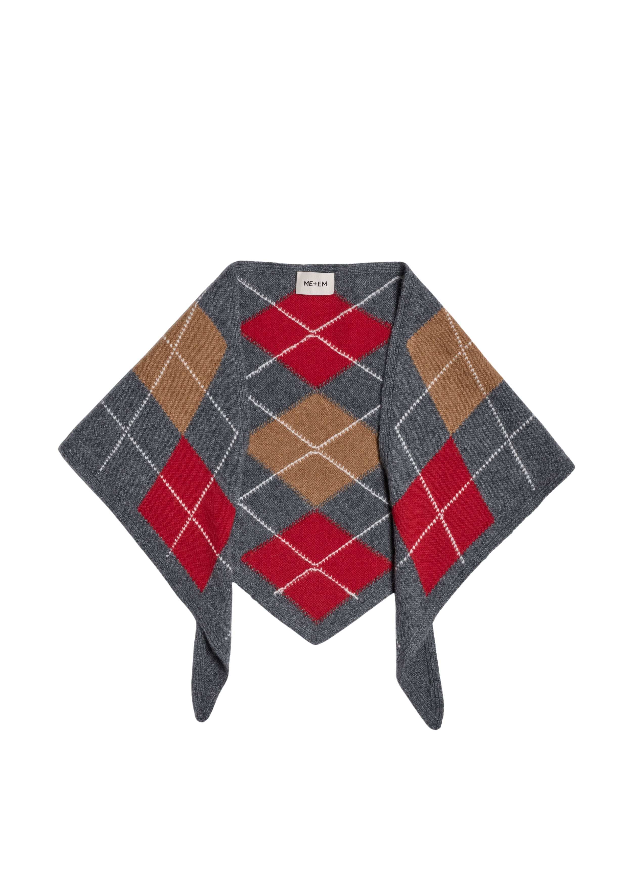 Triangle Argyle Scarf