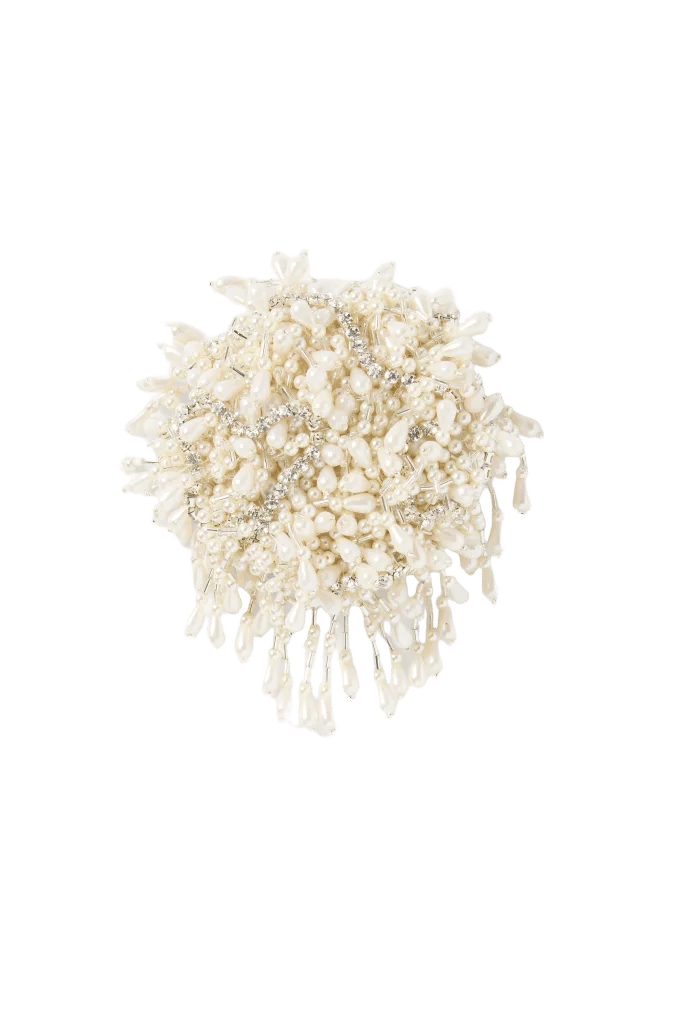 Sophia Brooch in Seed Embellishment