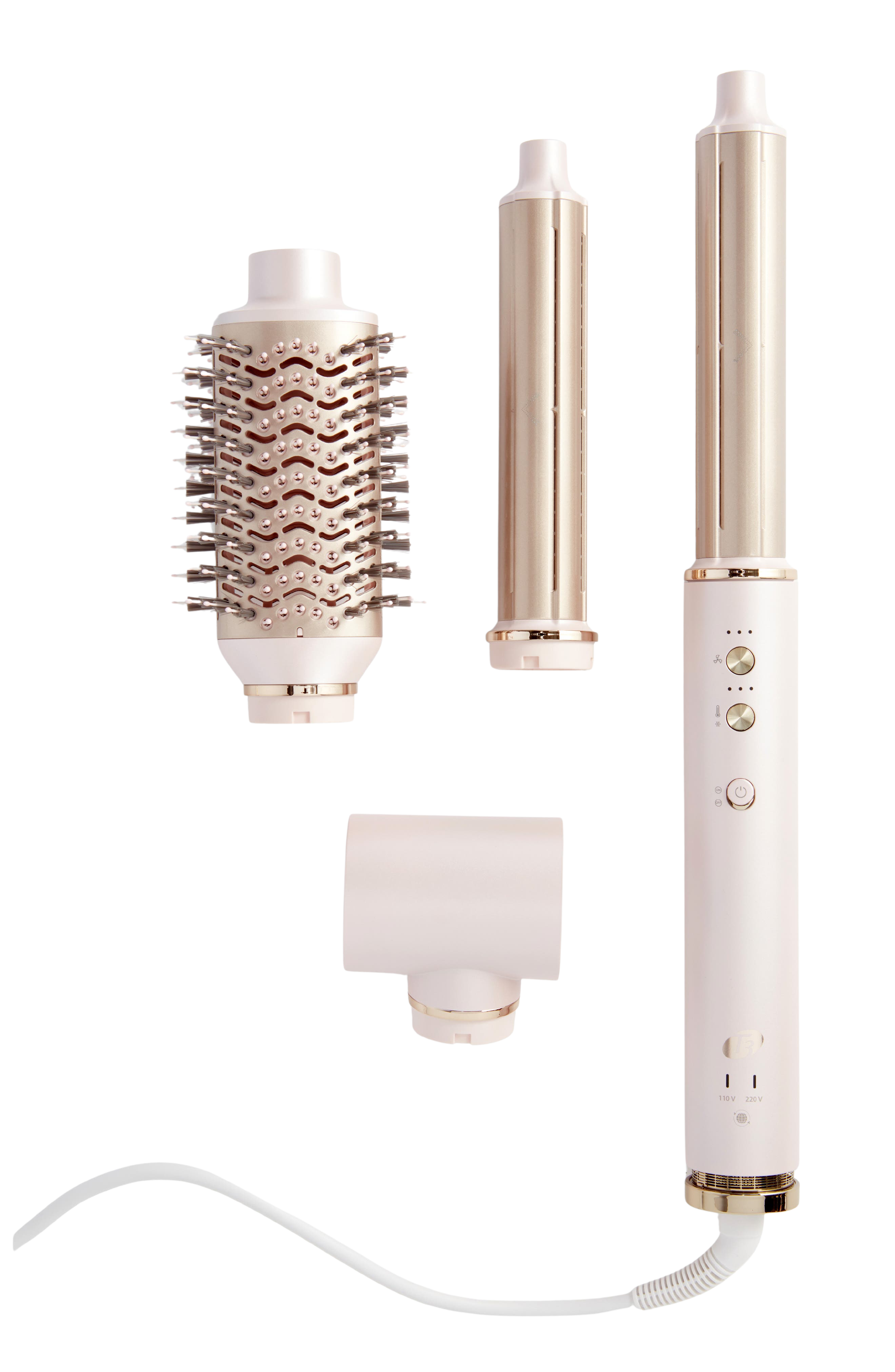 Aire 360 Multi-Styler Blowout Kit with Dual Voltage and Ceramic Curling Attachments