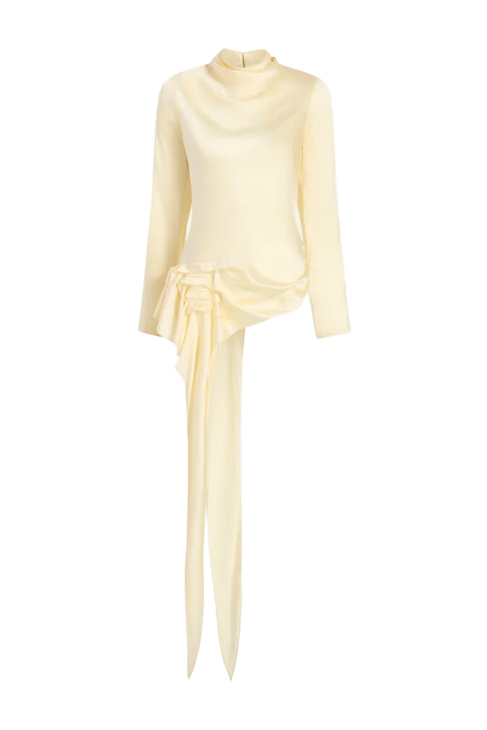 Ornella Blouse in Silk Charmeuse