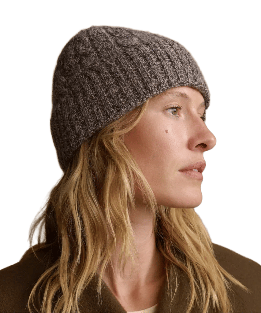 Cashmere Cable Beanie