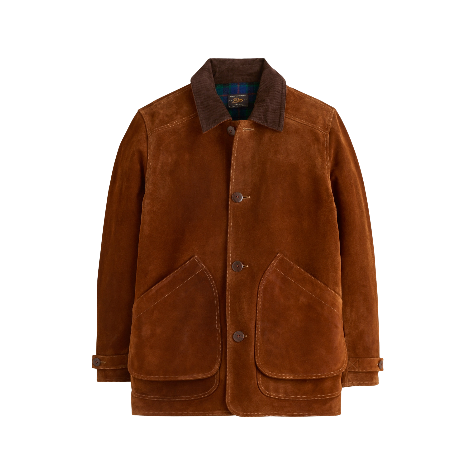Men's Barn Jacket in Italian suede