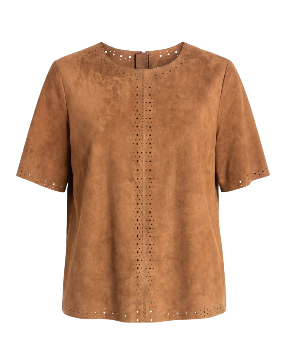Chloe Top in Chestnut