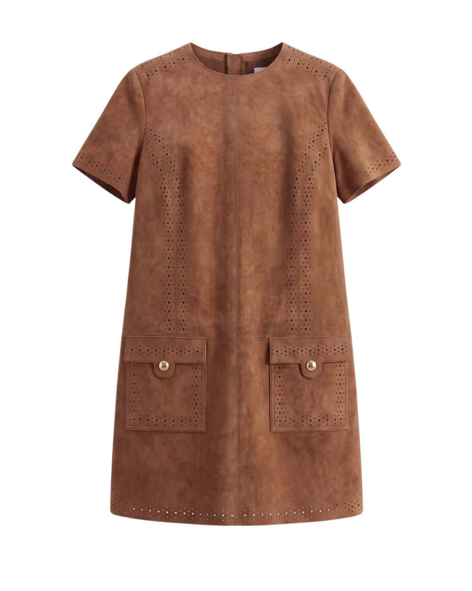 Madison Dress in Chestnut