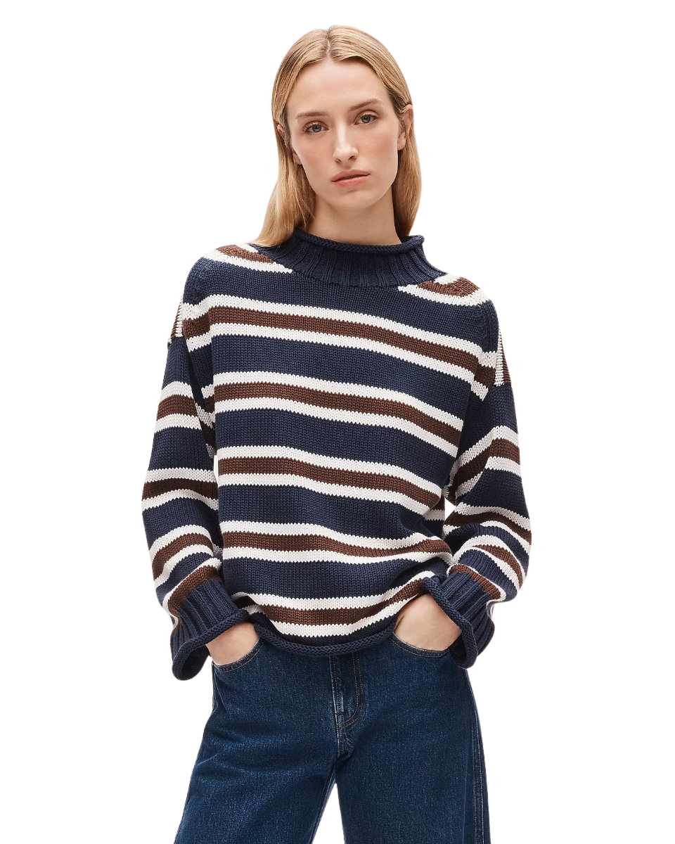 2025 Rollneck™ sweater in stripe