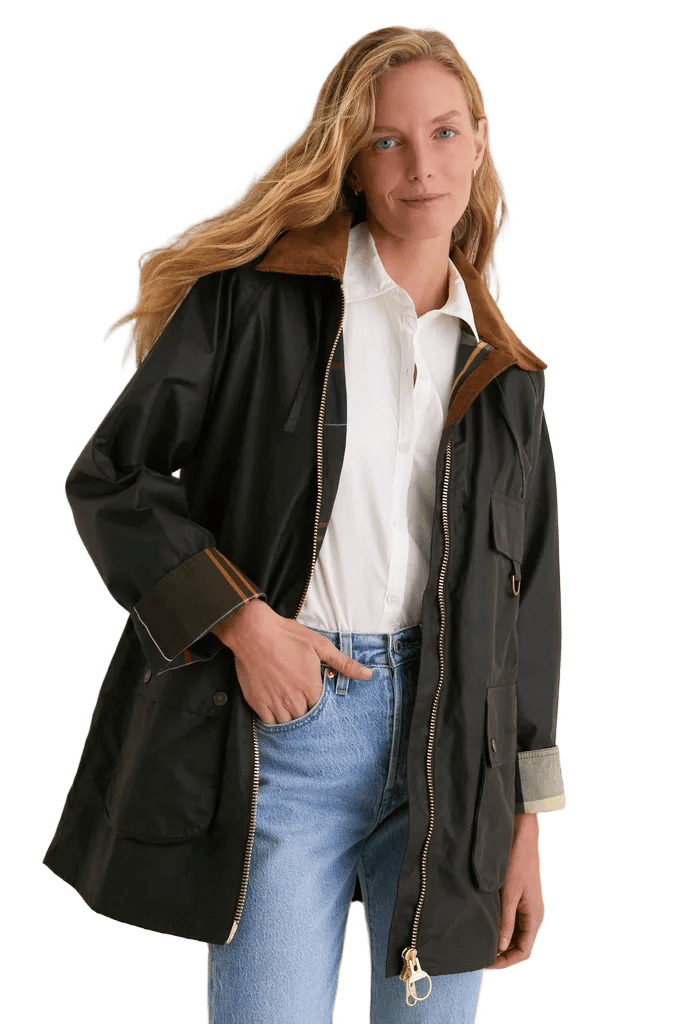 Olive Highclere Wax Jacket
