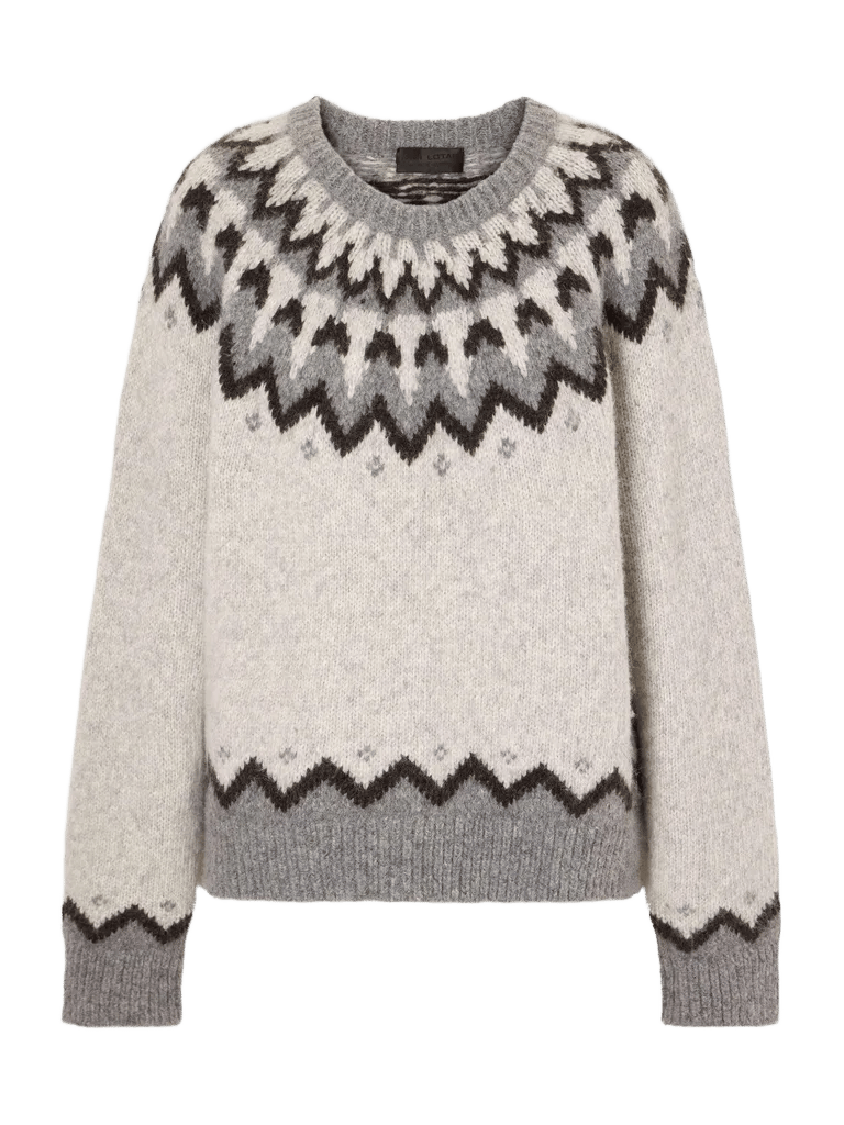 Alan Fair Isle intarsia-knit wool and alpaca-blend sweater