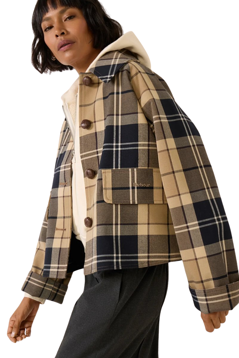 Delilah Checked Showerproof Jacket