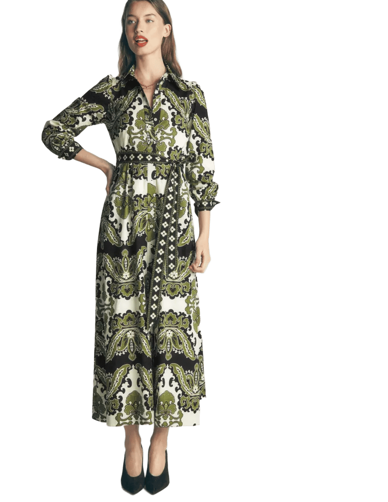 Maeve Cotton Midi Shirt Dress