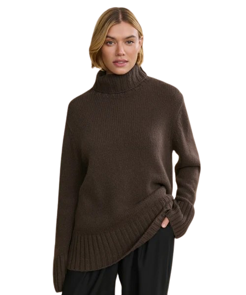 Cashmere Jet Turtleneck