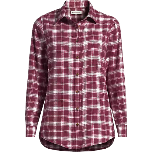 Flannel Boyfriend Long Sleeve Shirt