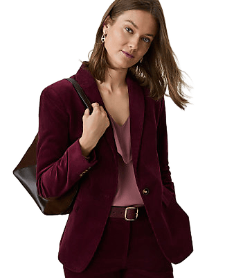The Longline Blazer in Corduroy