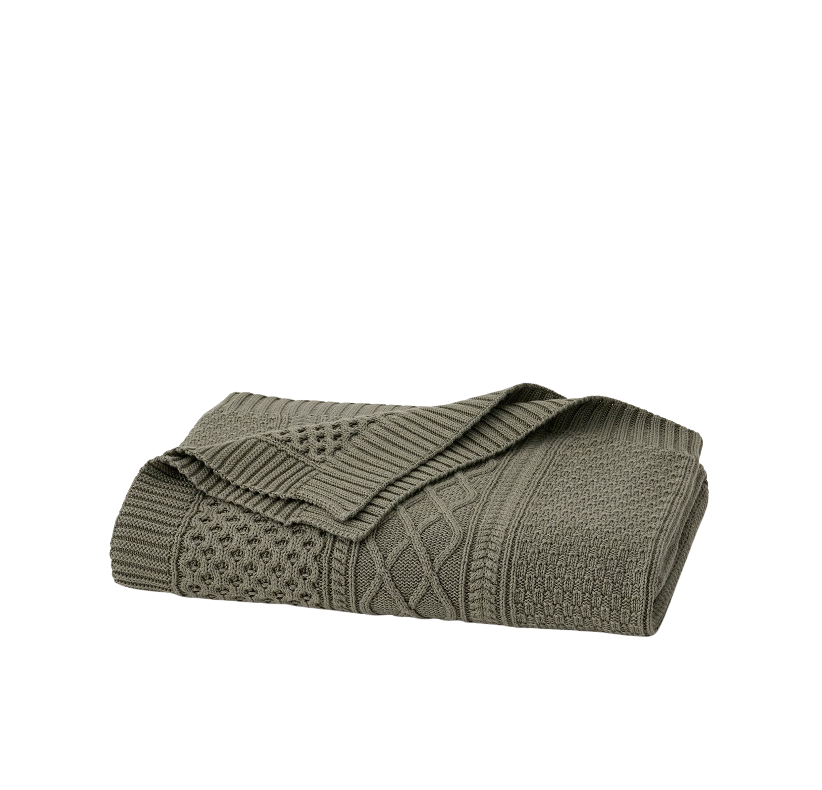 Aran Knit Throw Blanket