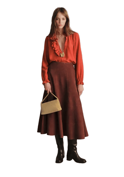 Soelle Skirt - Dark Brown
