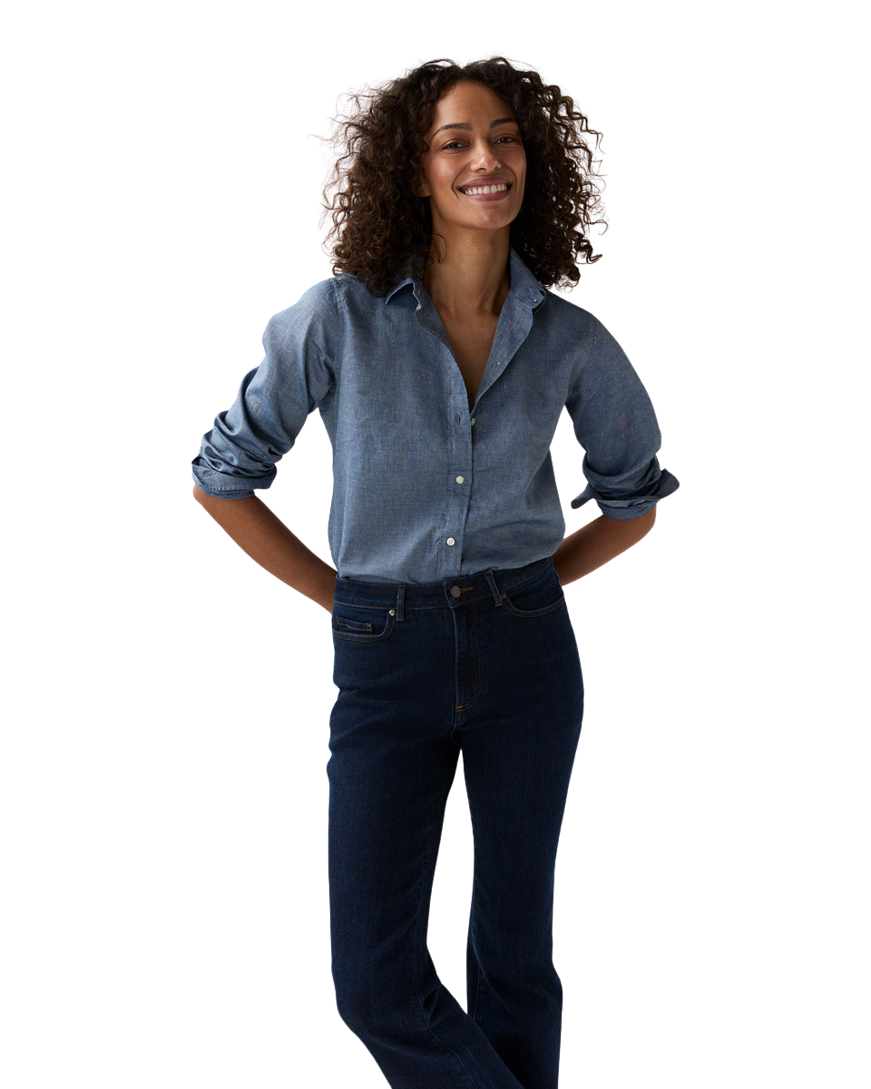 Icon Shirt in Indigo Cotolino Chambray