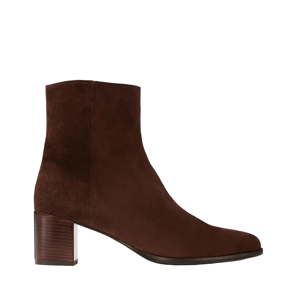 The Downtown Boot - Chocolate Suede