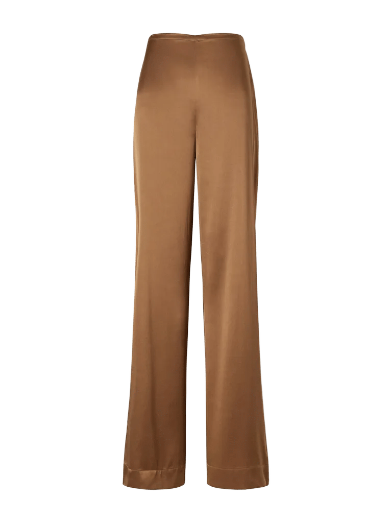 Stroll silk-blend wide-leg pants