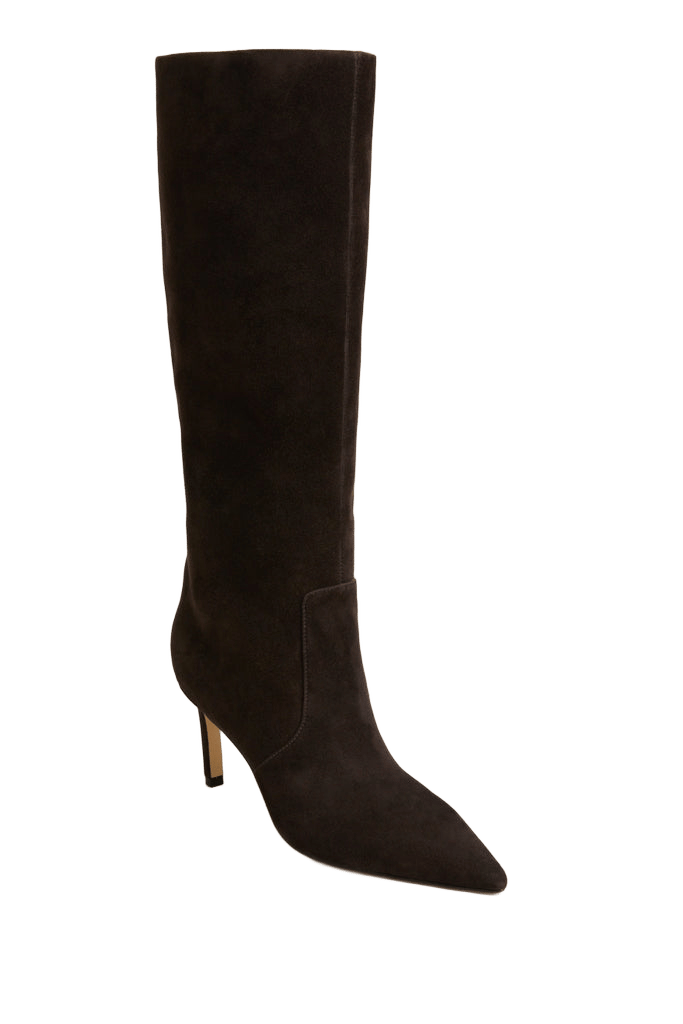 Dark Brown Suede Callena Boots