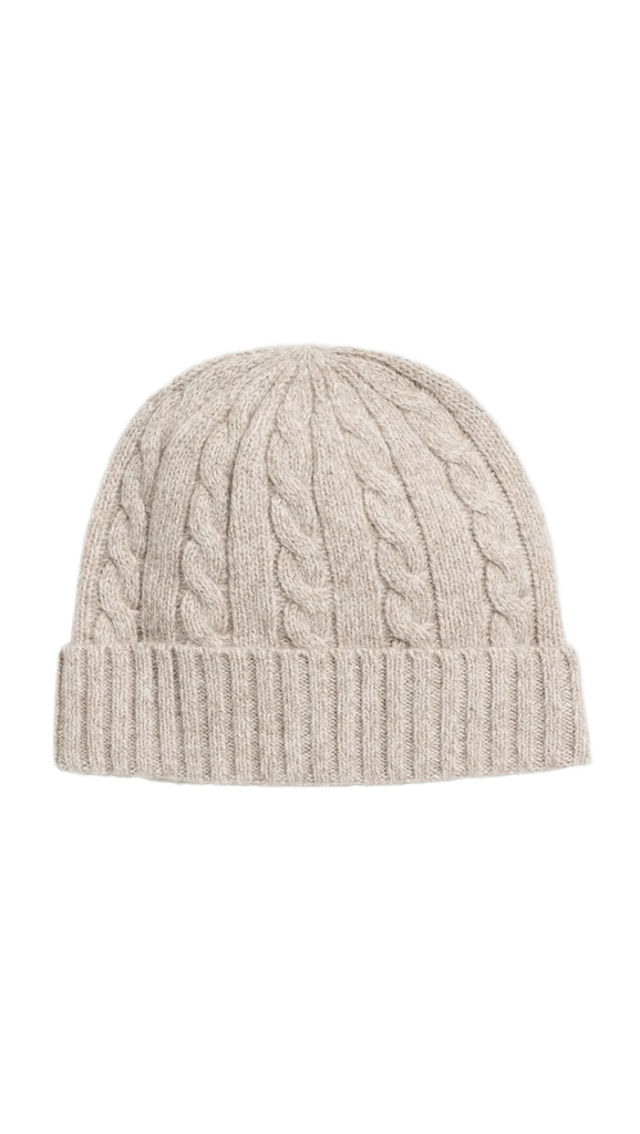Cashmere Cable Beanie