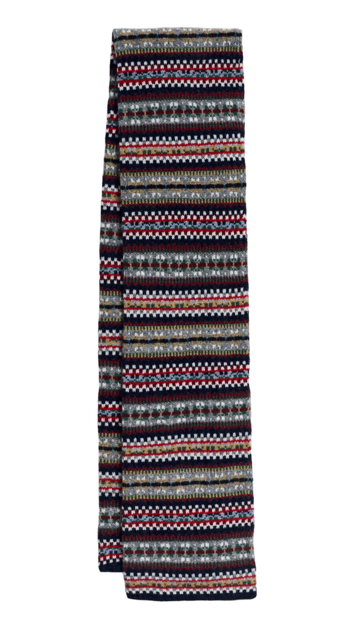 Scotland Fair Isle Knitted Scarf