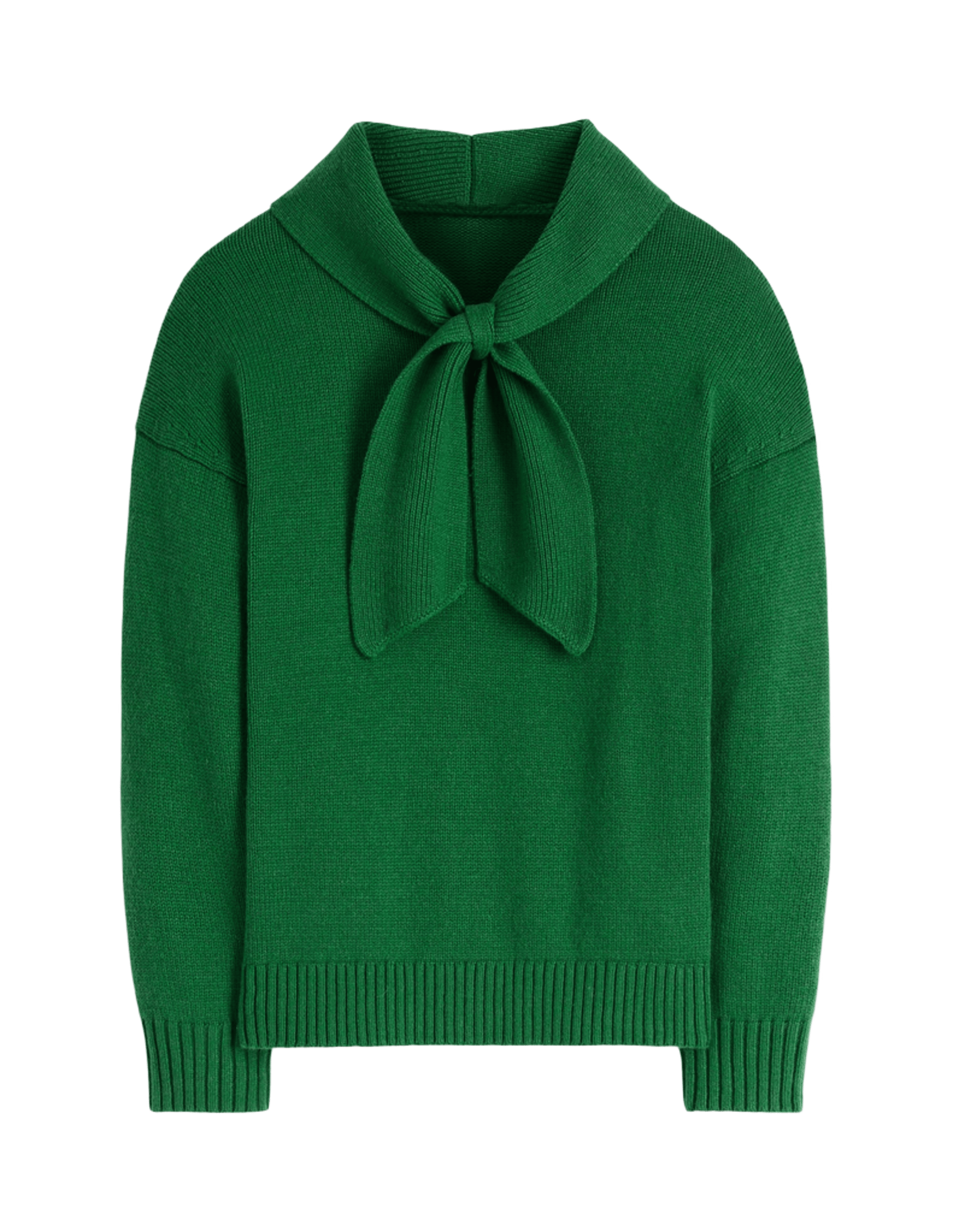 Lydia Tie Neck Knitted Sweater