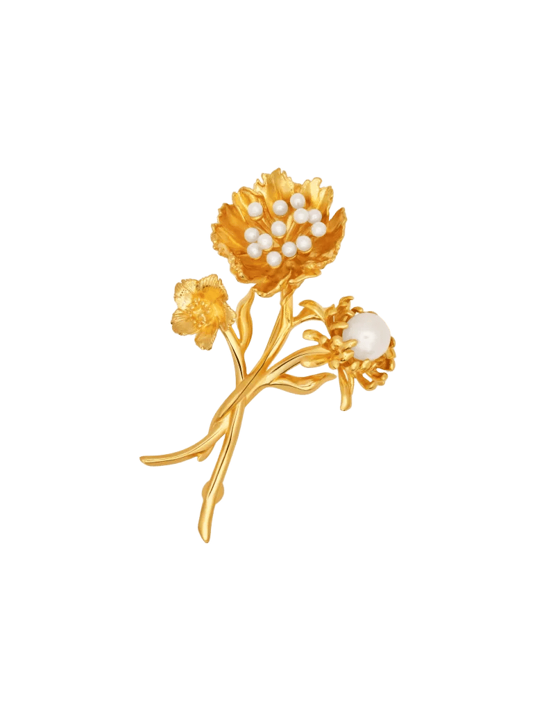 Pearl Bouquet Brooch